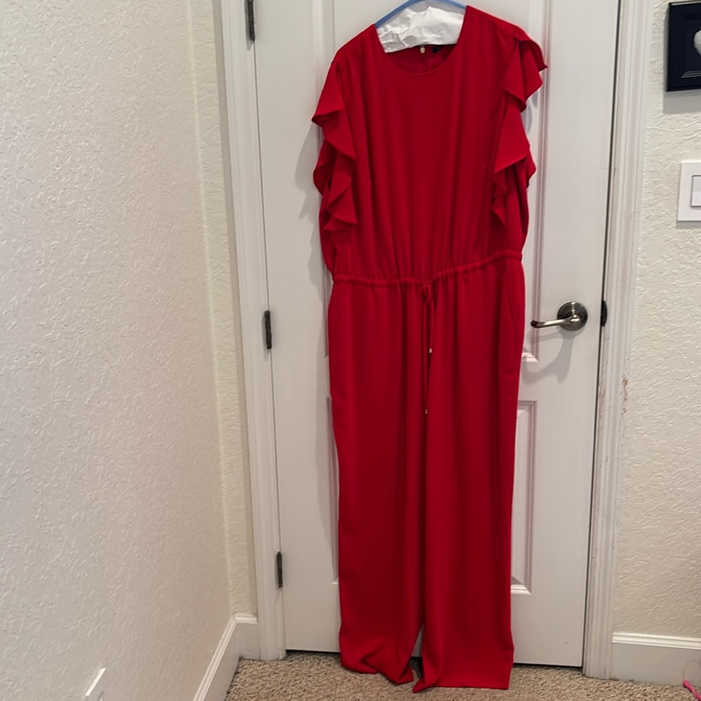 Ralph Lauren Red Jumpsuit